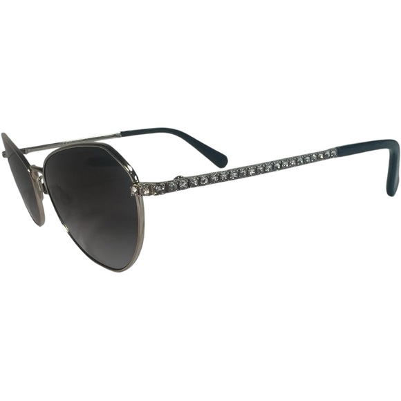 SWAROVSKI Sunglasses, Gradient tint, SK0386 32B, Black rhinestones women men - Picture 7 of 11